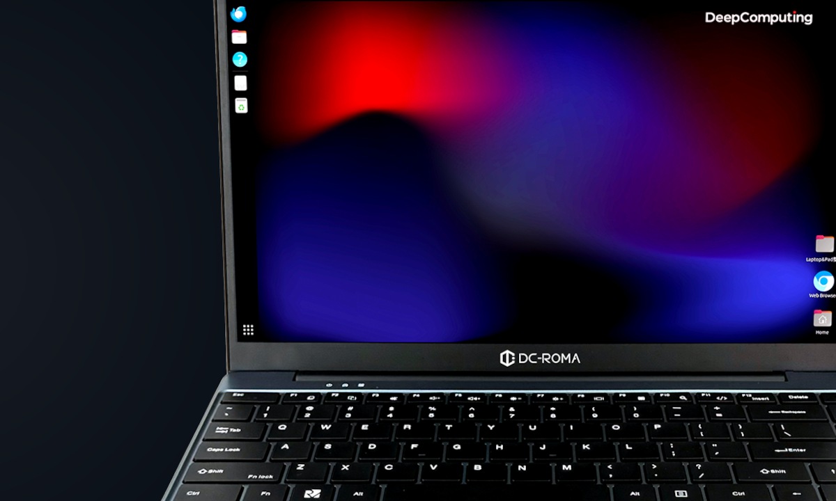 DC-ROMA RISC-V Laptop II es un portátil basado en RISC-V y que usa Ubuntu como sistema operativo