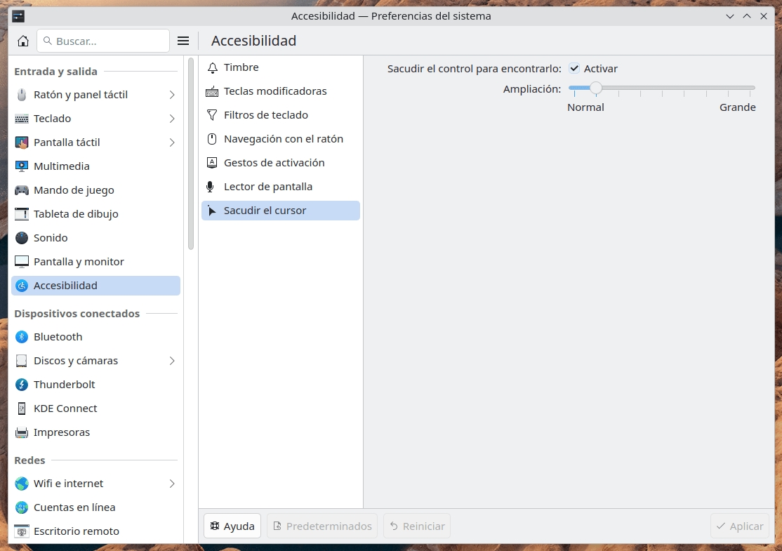 Cómo desactivar el cursor gigante en KDE Plasma